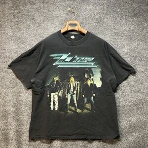 ZZ Top 2011 Tour T Shirt Size Mens‎ XL AAA Tag Black Rock Concert Merch